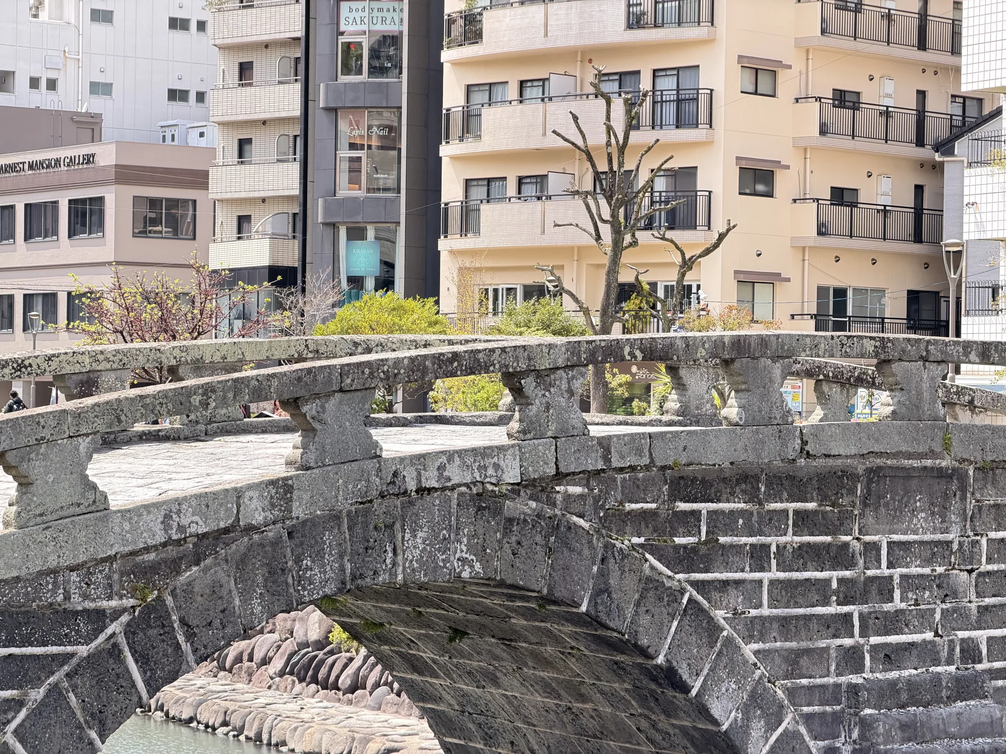 眼鏡橋のアーチ(長崎・中島川)
